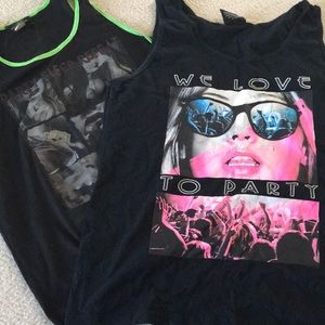 💎 3/$15   2-pack Rave/EDM Party tank tops